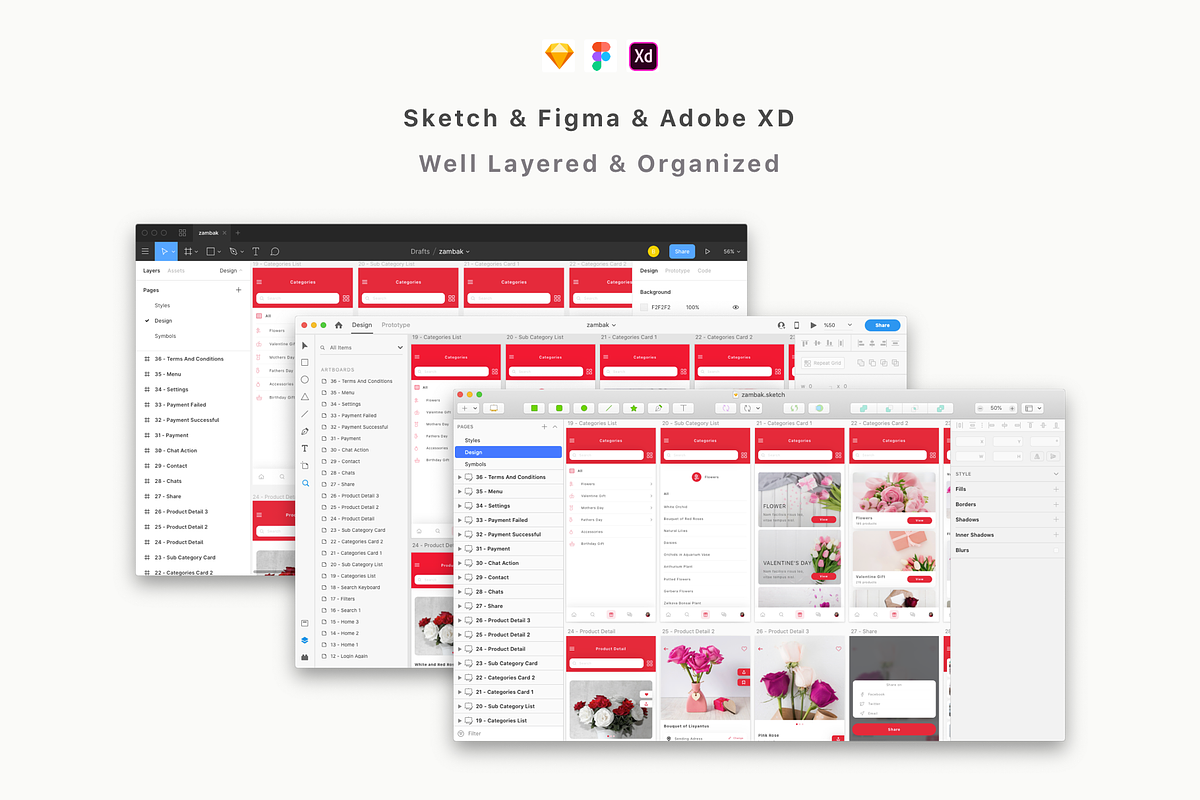 Zambak - Gift and Flower App UI Kit, an App Template by Betush (Photo 5 of 6)