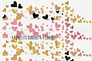 Rose Gold Hearts Glam Love Graphics, a Texture Illustration by ClipartBrat Graphics (Thumbnail 3 of 3)