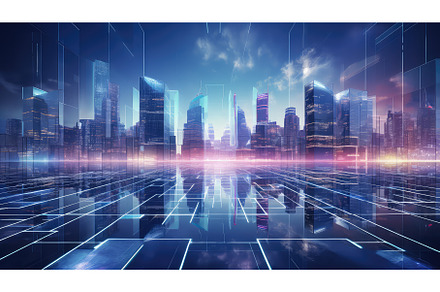 digital abstract tech background ai, a Technology Photo by pikepicture