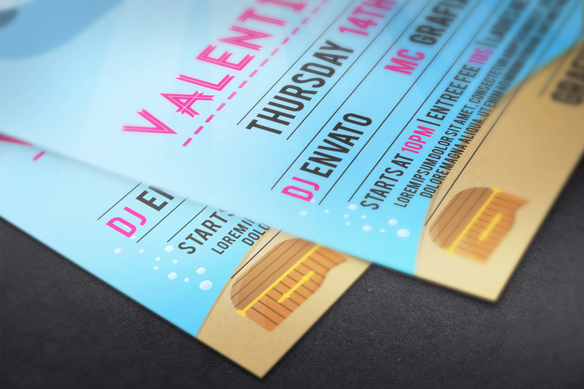 Whale you be my Valentine, a Flyer Template by VectorBurn (Photo 2 of 5)