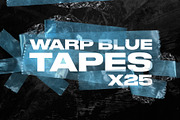 25 Plastic Warp Blue Tapes, a Texture Graphic by Parisa-Artstudio (Thumbnail 4 of 5)