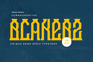 Blakerz - Unique Sans Serif Font