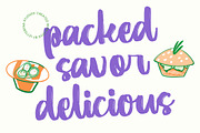 Munch Platter Modern Brush Font, a Script Font by Letterena Studios Script (Thumbnail 3 of 20)