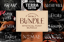 Mystical Font Bundle 10 in 1