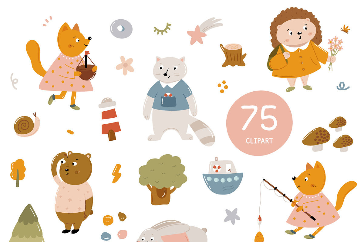 Little friends | Hand drawn font, a Sans Serif Font by JuliaVolkova (Photo 5 of 11)