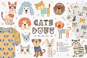 Cool Cats and Dogs Bundle.