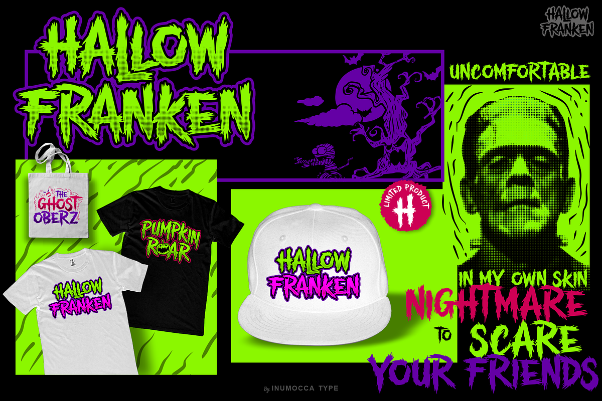 Hallow Franken, a Blackletter Font by inumocca_type (Photo 6 of 10)