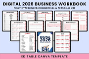 Digital 2026 Business Workbook, a Stationery Template by Shumaya (Thumbnail 1 of 6)