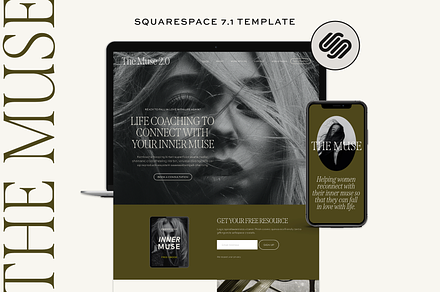 Website Template Squarespace, a Squarespace Template by Glo Design Studio