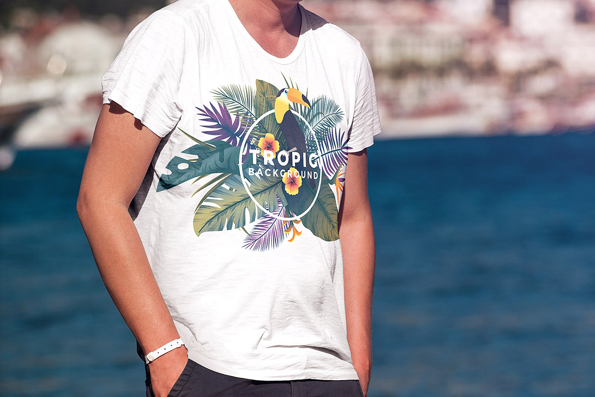 Tropical backgrounds, a Texture Illustration by Creative Graphics (Photo 8 of 11)