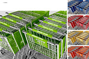 Shopping Cart Branding Mockup, a Product Mockup by INCDesign (Thumbnail 8 of 14)