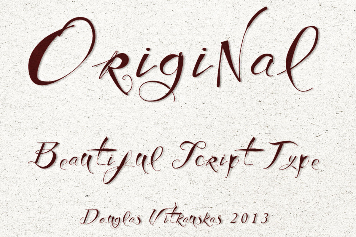 Authentic Font By Vtks