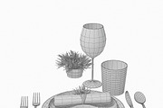 Tableware 02, an Object 3D Model by 3dcruz (Thumbnail 5 of 9)