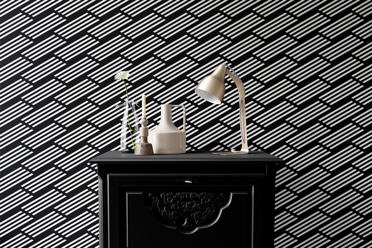 Geometric Optical Stripes, a Pattern Graphic by MalyskaStudio (Photo 6 of 11)