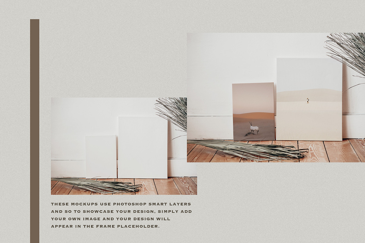 Artwork Canvases Mockup, a Print Template by Artcoast Studio (Photo 3 of 6)
