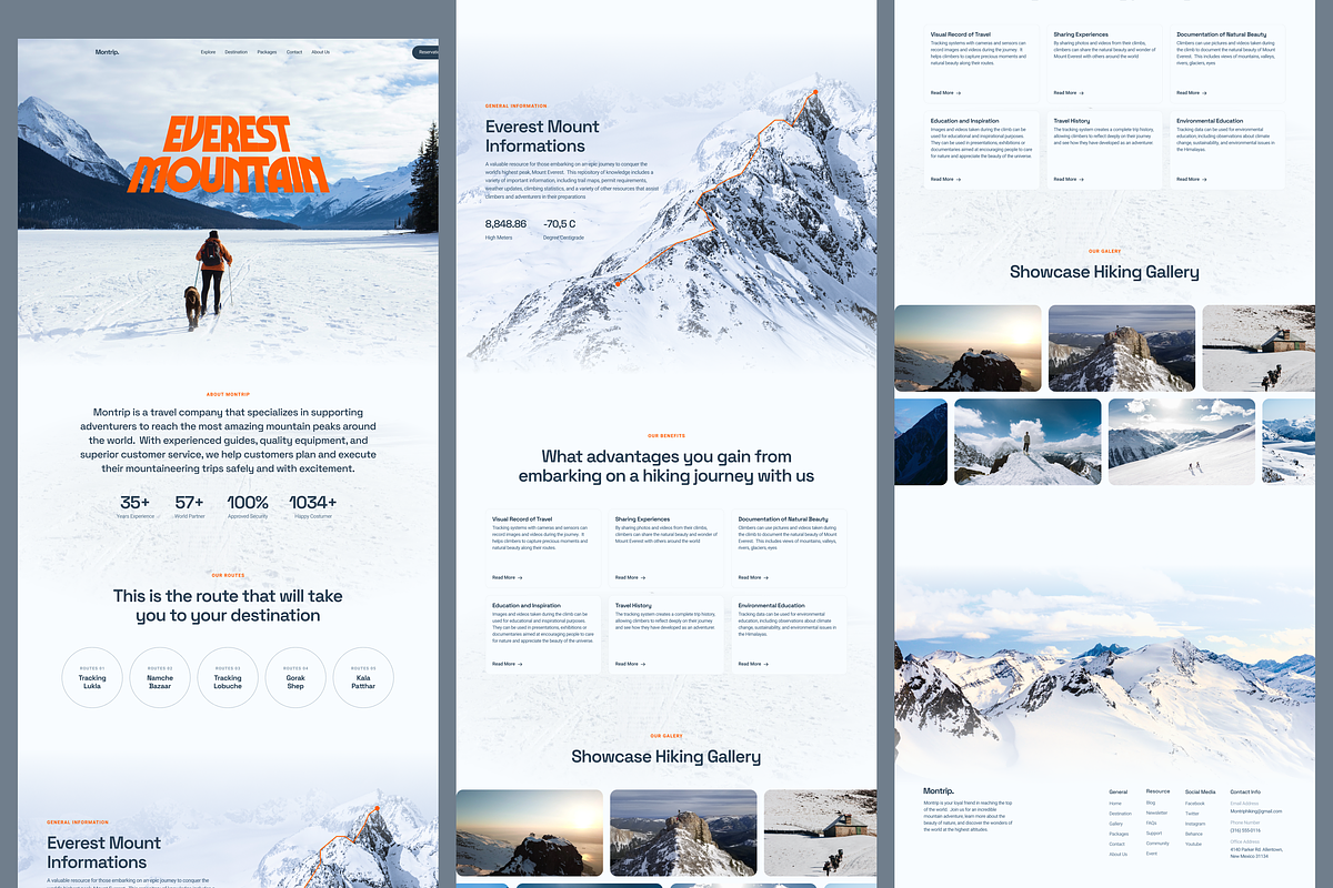 Montrip - Mountain Travel Agency Web, a Landing Page Template by SundayWorkTeam (Photo 2 of 4)