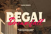 Regal Drownfall Font, a Serif Font by Marvadesign (Thumbnail 1 of 8)