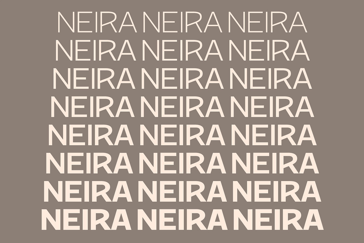 Neira - Sans Serif Family, a Sans Serif Font by Viswell (Photo 8 of 10)