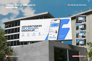 Advertising Billboard Mockup, an Advertising Mockup by My Code Std