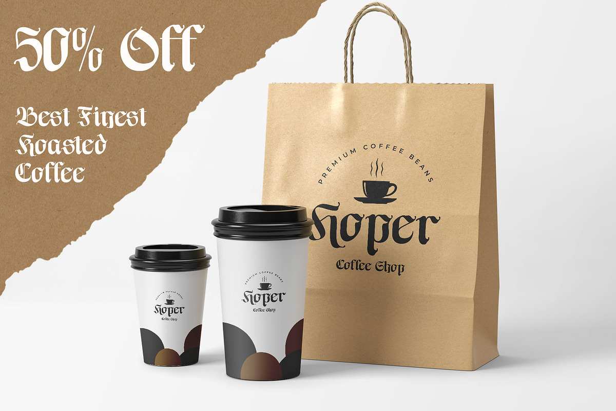 Regano Classic BlackLetter Font, a Blackletter Font by RantautypeStudio (Photo 14 of 17)