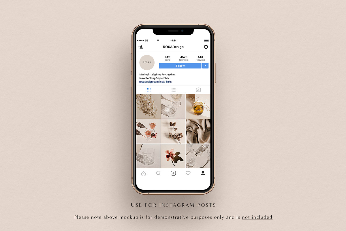 Rosa - Stock Photo & Mockup Bundle, an iPhone Mockup by Moyo Studio (Photo 8 of 15)
