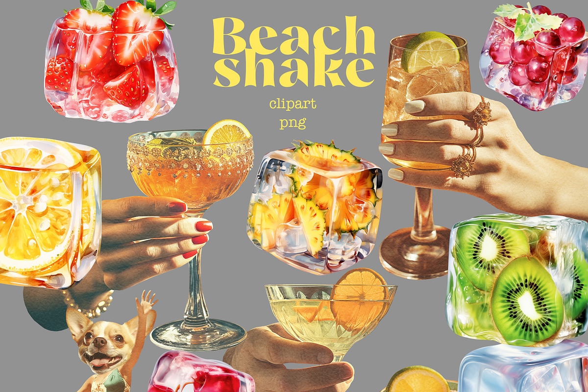 Beach Shake, an Object Graphic by TheCuteShop (Photo 2 of 3)