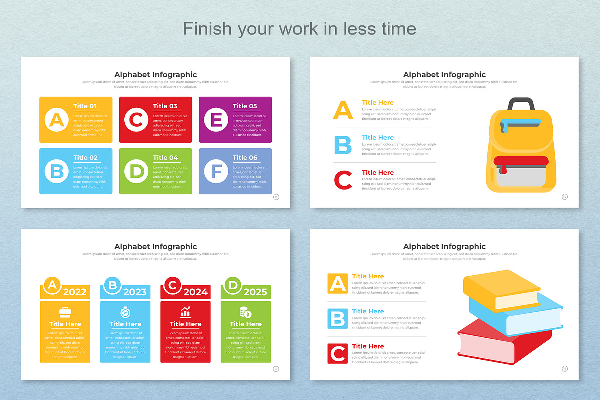Alphabet Infographic Google Slide, a Templates & Theme by Mighty-Slide (Photo 5 of 7)