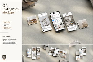 Instagram Mockup Set