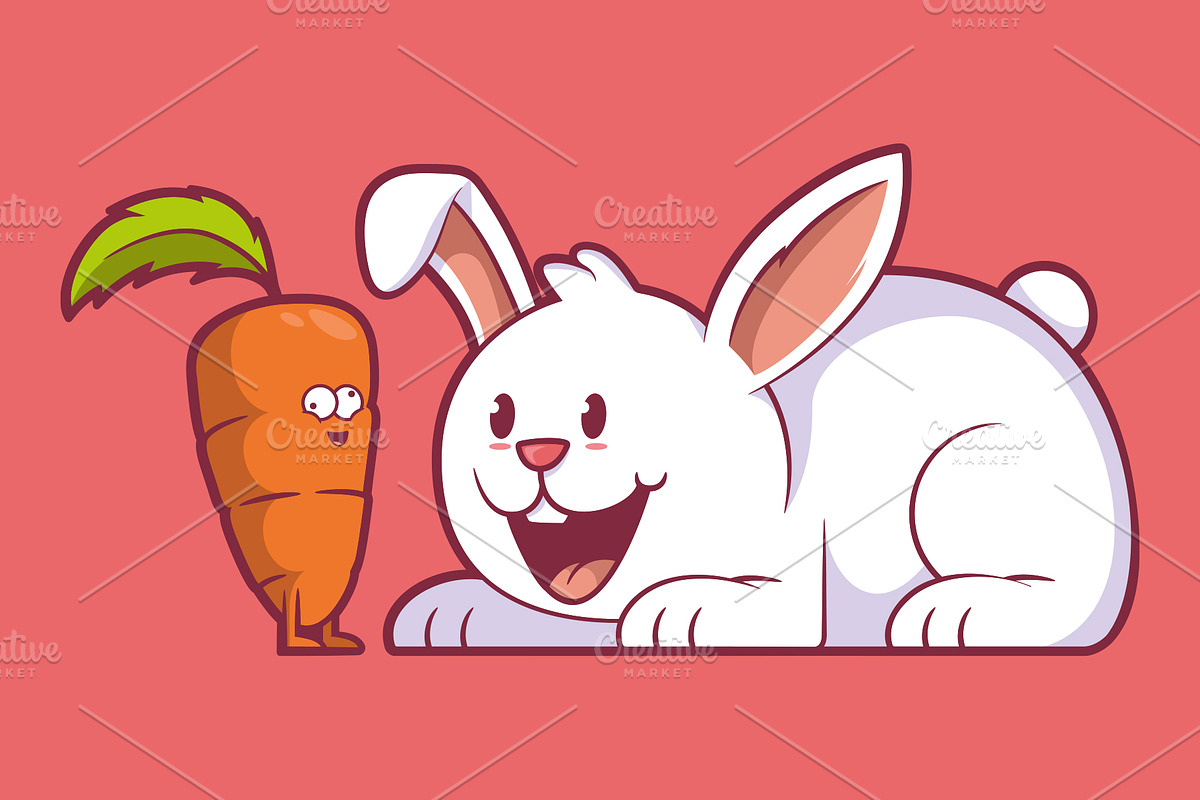 Bunny Rabbit!, an Animal Illustration by pedrors