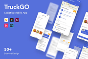 TruckGo - Logistics App UI Kit, an App Template by Capi Product (Thumbnail 1 of 6)