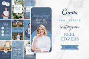 Real Estate Instagram Reel Covers, a Social Media Template by Ciera Design Templates (Thumbnail 1 of 9)