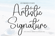 Artistic Signature, a Handwritten Font by FreshTypeINK (Thumbnail 1 of 8)