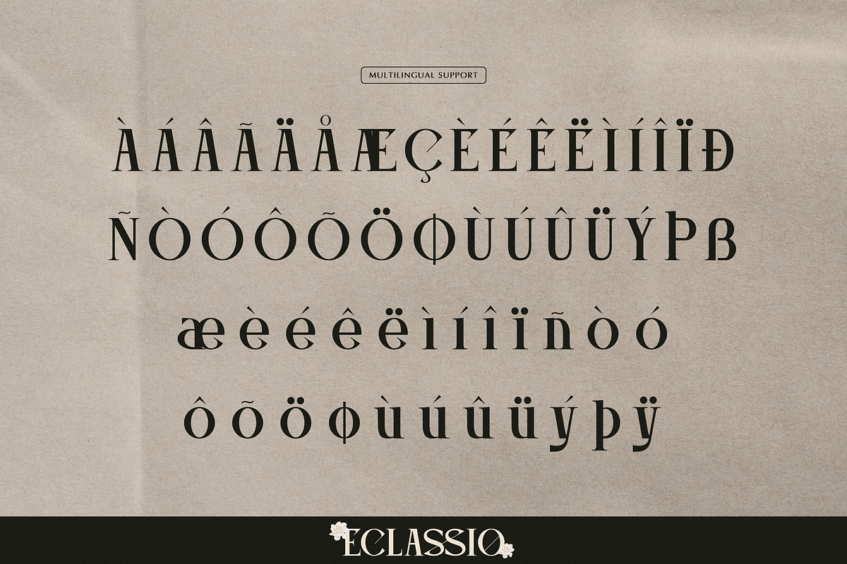 Eclassio | Display Serif Font, a Serif Font by gracetype_studio (Photo 12 of 12)