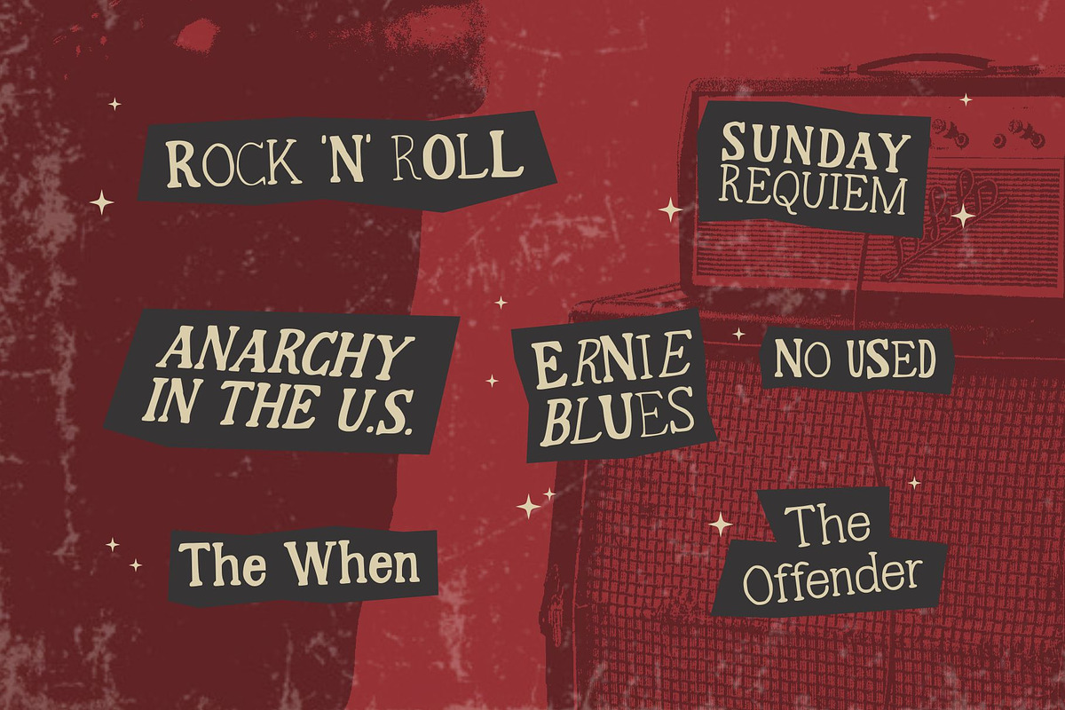 Gain And Reverb, a Handwritten Font by takoliko (Photo 3 of 11)