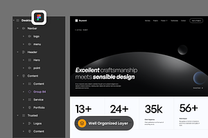 Skyword - Studio Agency Landing Page