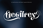 Geoffrey Classic Serif, a Serif Font by TypeClassHeroes (Thumbnail 1 of 15)