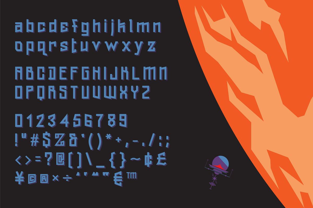 Wilhelm Font & Space Vectors preview 3