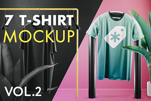 Changeable T-shirt Mockups Bundle