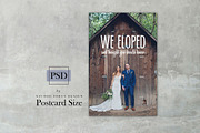 Elopement Photo Postcard E108, a Stationery Template by Studio Forty Design (Thumbnail 1 of 4)