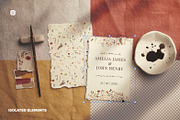 Rustic Watercolor Paper and Paint, a Product Mockup by Custom Scene (Thumbnail 4 of 10)