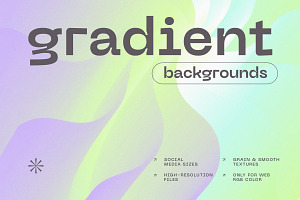 Holographic Gradient Backgrounds