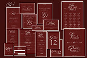 The Red Wedding Invitation Templates, an Invitation Template by Garden in frame (Thumbnail 5 of 8)