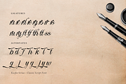 Kasfia Sirius | Classic Script, a Script Font by gracetype_studio (Thumbnail 11 of 11)