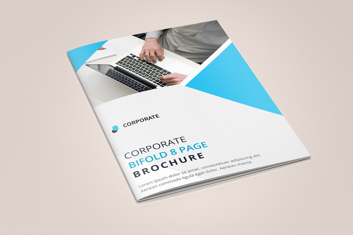 Corporate 8 Pages Brochure Template, a Brochure Template by UI_Expert (Photo 1 of 4)
