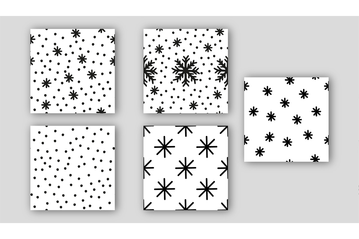 Winter and Christmas Seamless Patter, a Pattern Graphic by fancykeith (Photo 2 of 3)