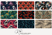 70 sea monster seamless pattern, a Pattern Graphic by Poppy Lane Studio (Thumbnail 9 of 10)