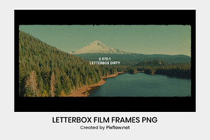 Letterbox Film Frames PNG