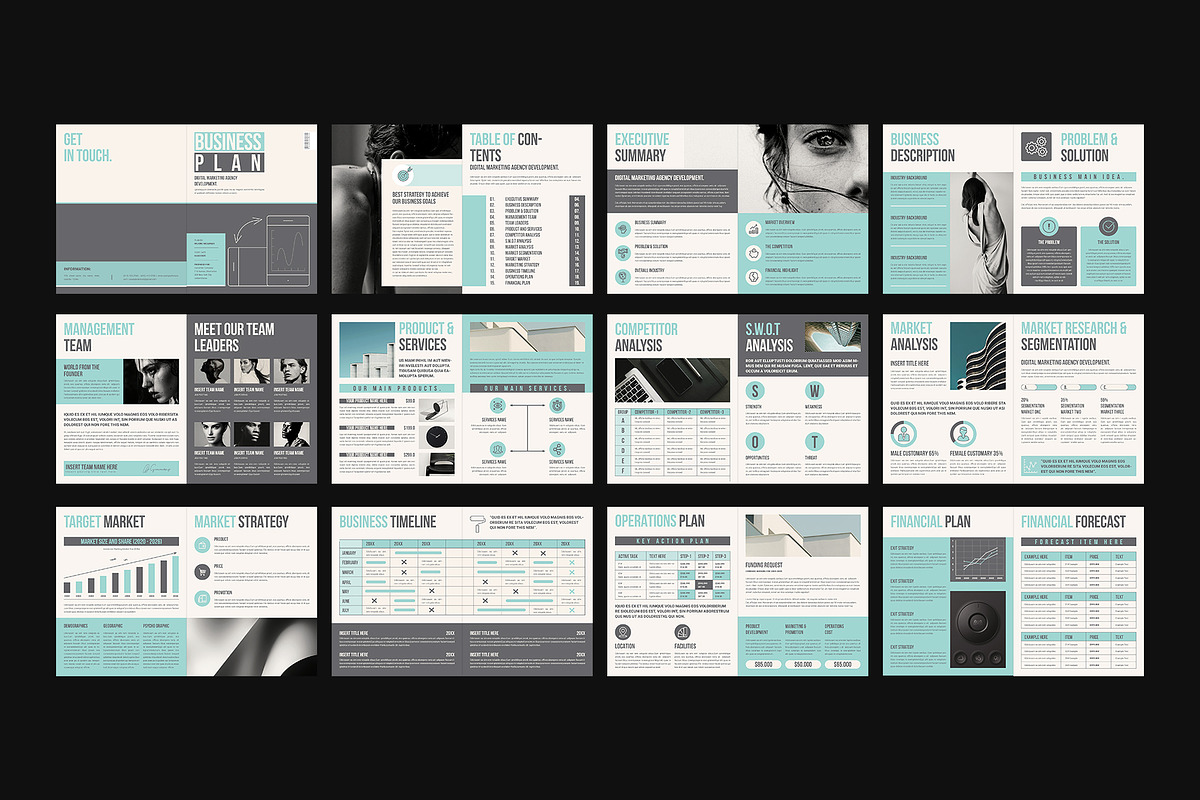 The Business Plan Brochure Template, a Brochure Template by ArtisanaAura (Photo 10 of 10)