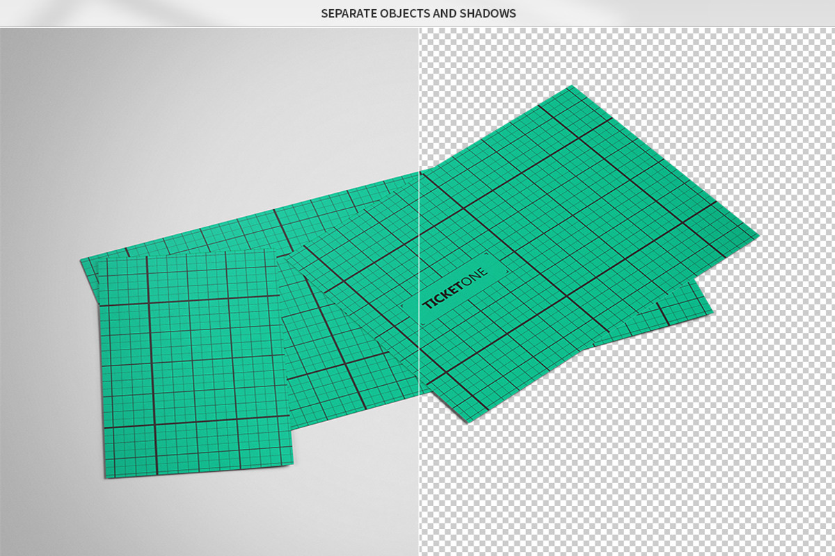 Event Tickets Mock-Up, a Mockup by MassDream (Photo 8 of 10)