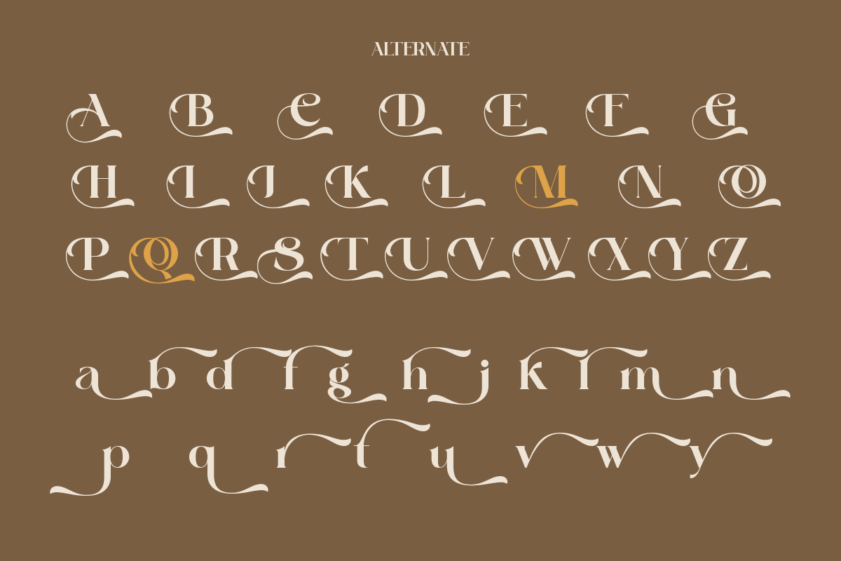 A Luxury Swash Serif - Anthela, a Serif Font by Qweera Studio (Photo 9 of 12)